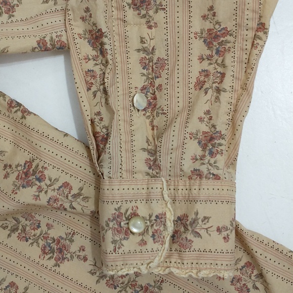 Country Charm Floral Shirt Ralph Lauren Vintage 90s Button Down Feminine Cotton - Picture 10 of 12